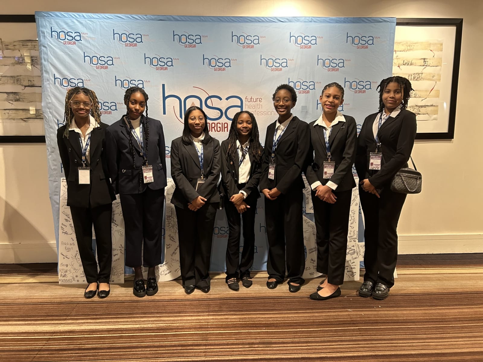 Shiloh MS students at the Health Occupations Students of America State Leadership Conference