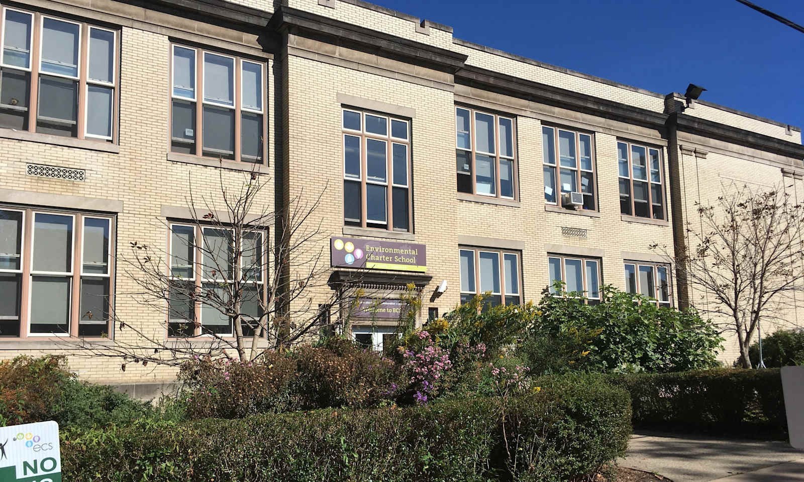 The ECS Intermediate School building on Milton Street