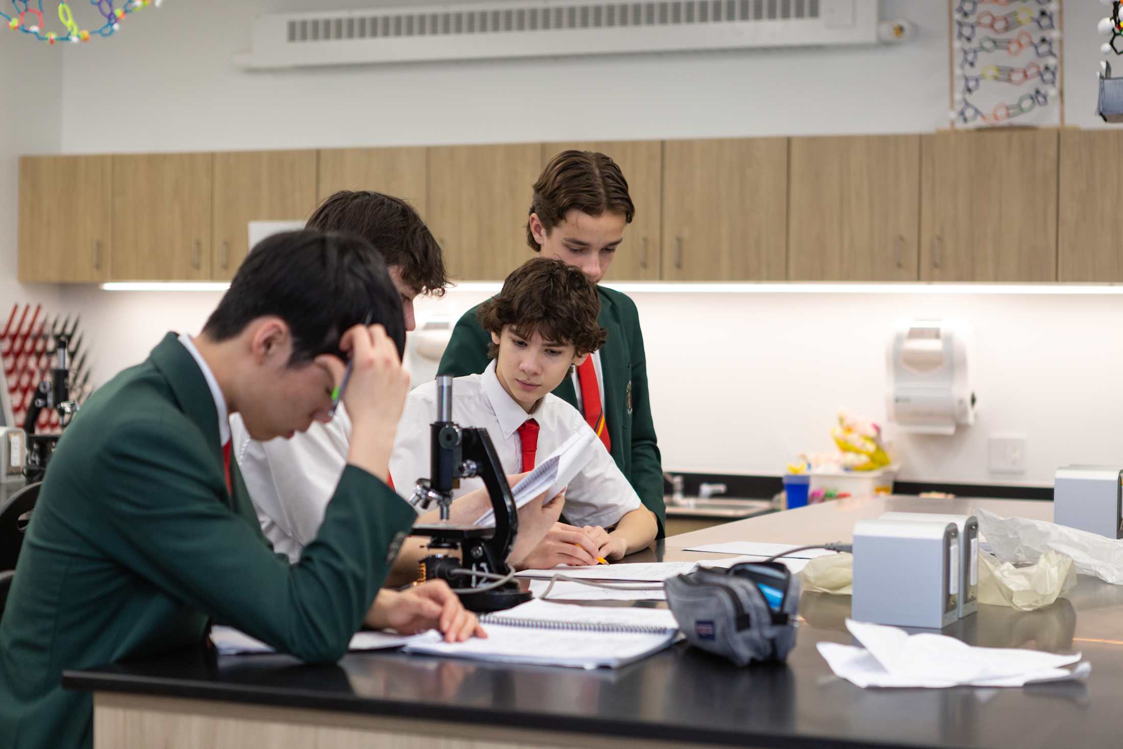 Family meeting with admissions staff.