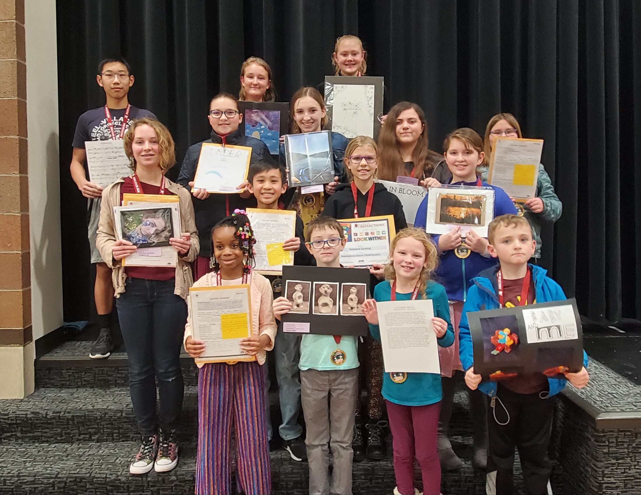 Winners of the 2019-20 PTA Reflections Competition
