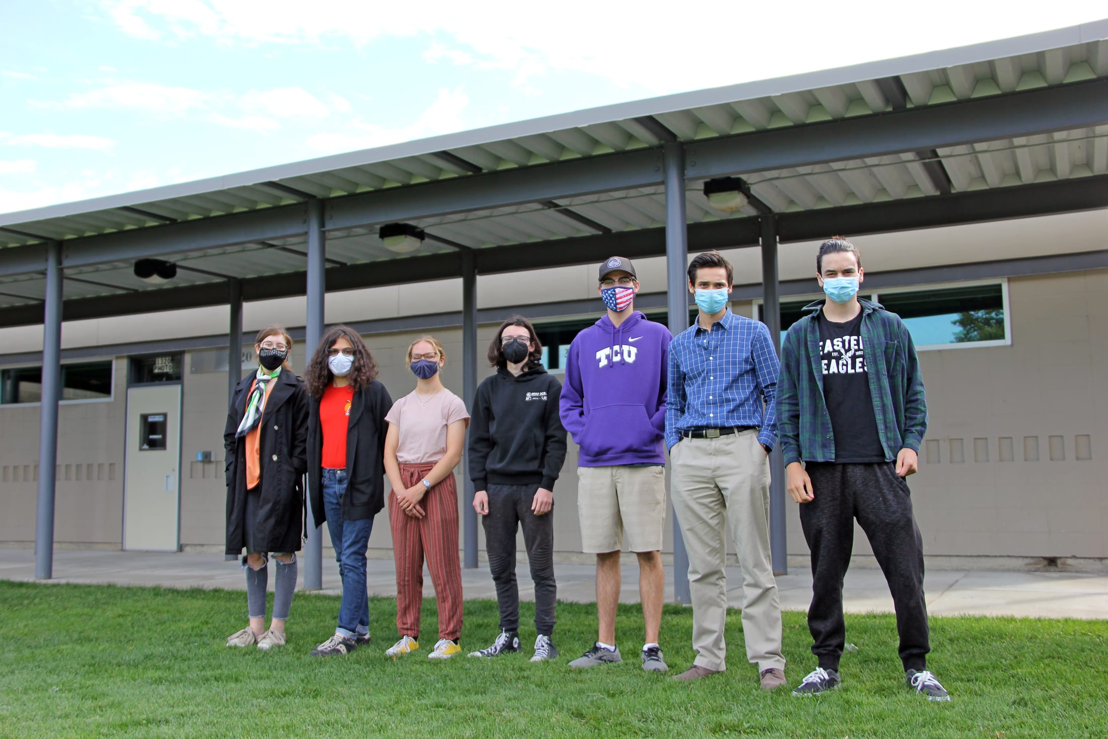 Hanford High Film and Podcast Production students