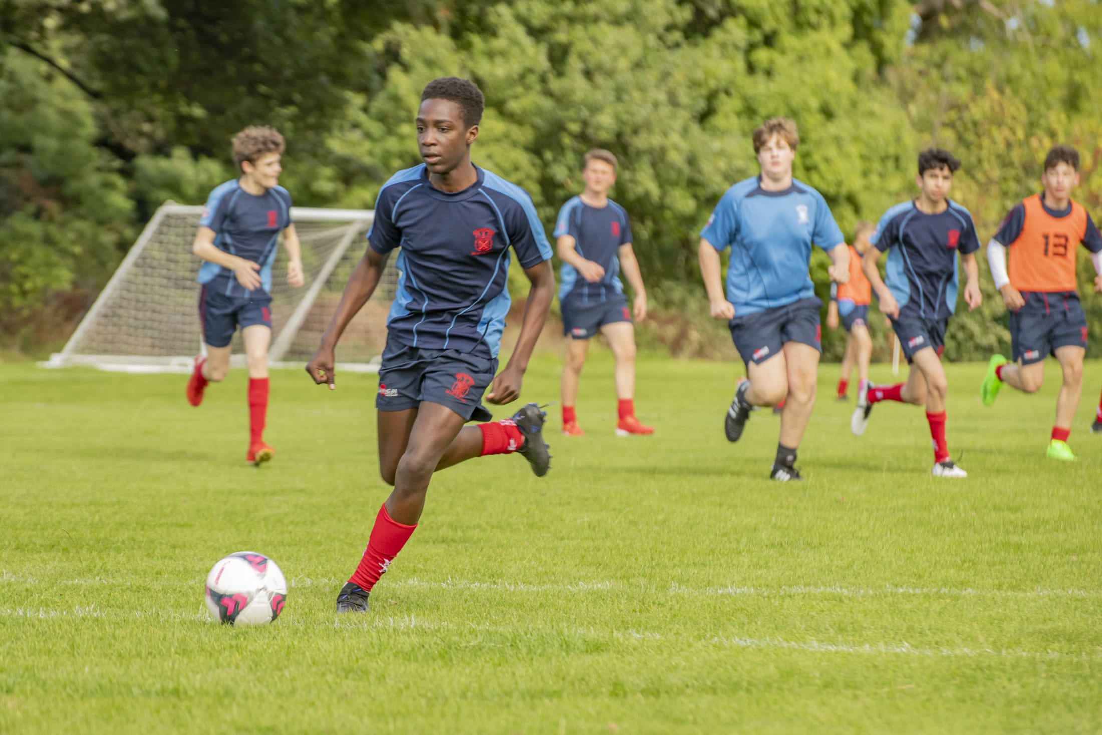 Boys hot sale playing football