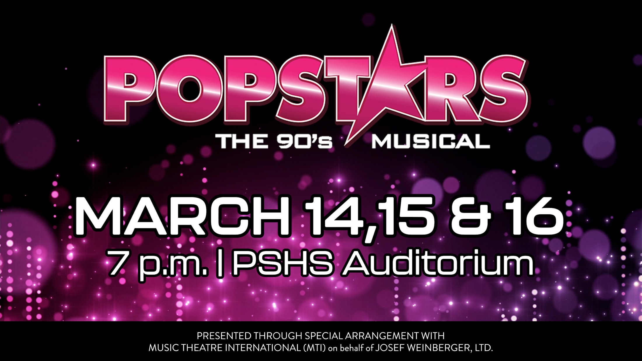 Meet the Cast - The Poland Players present... POPSTARS, The 90s Musical - March 14-16