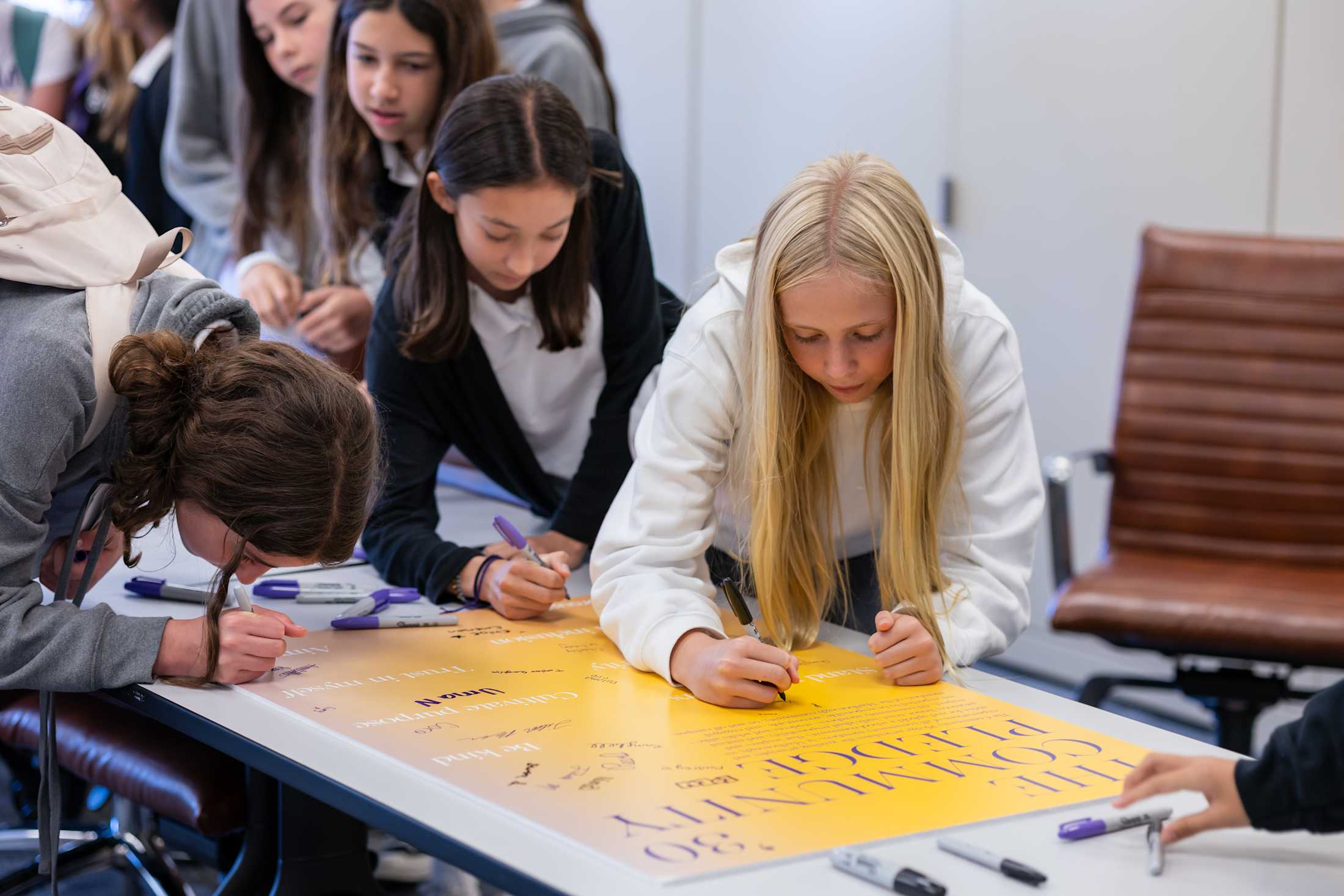 Marlborough School students