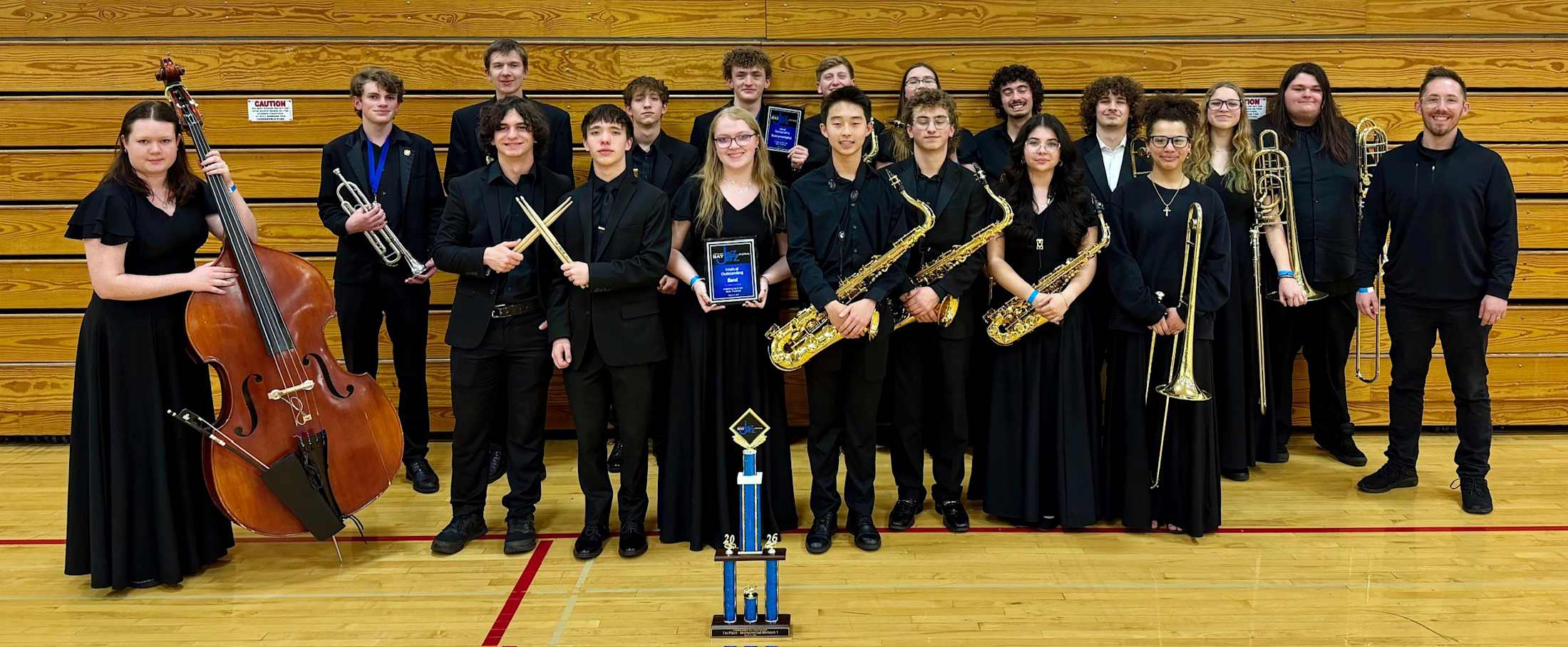 RHS Jazz Band 1 at Commencement Bay Jazz Festival