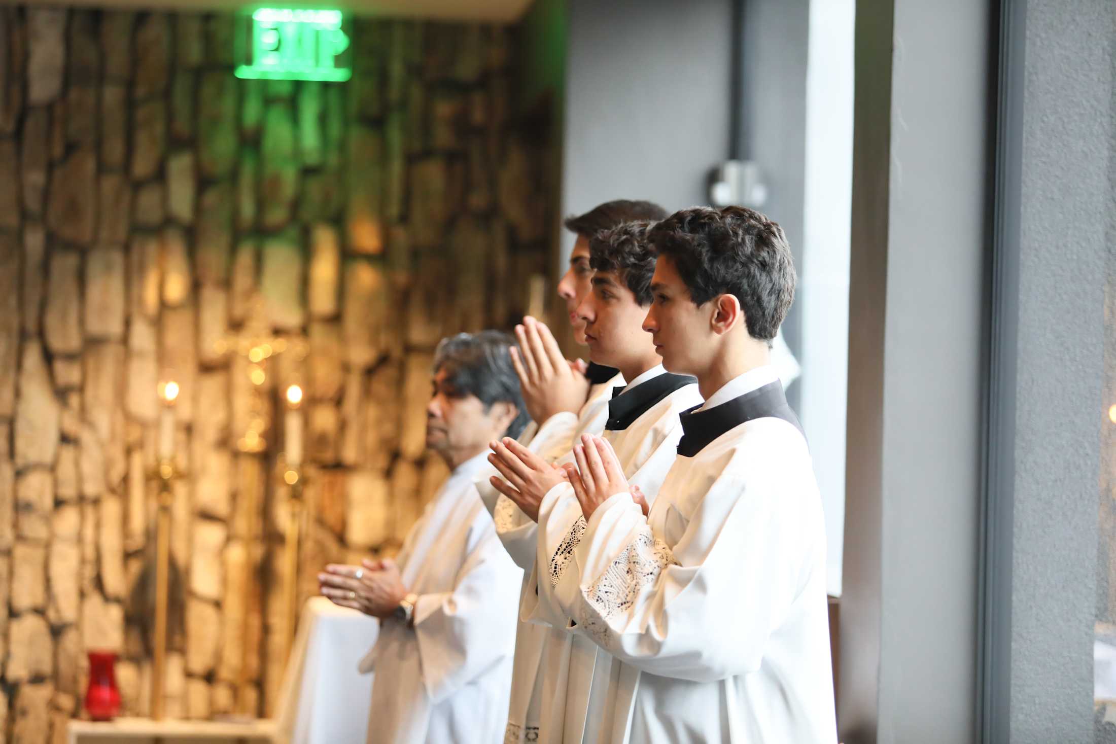 Servite students showing faith made visible