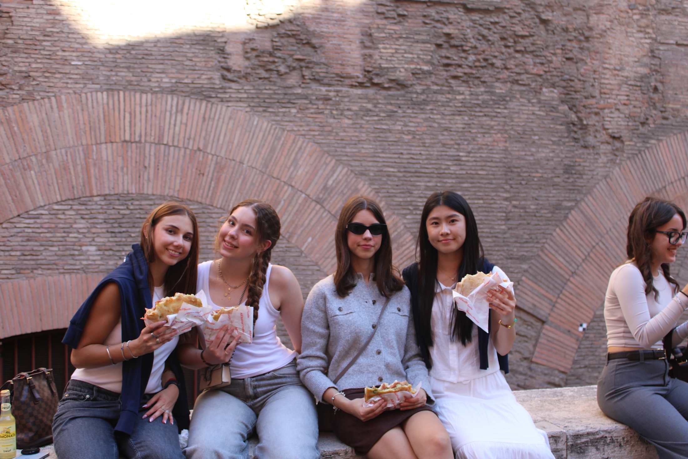 CCI students exploring ancient sites in Rome