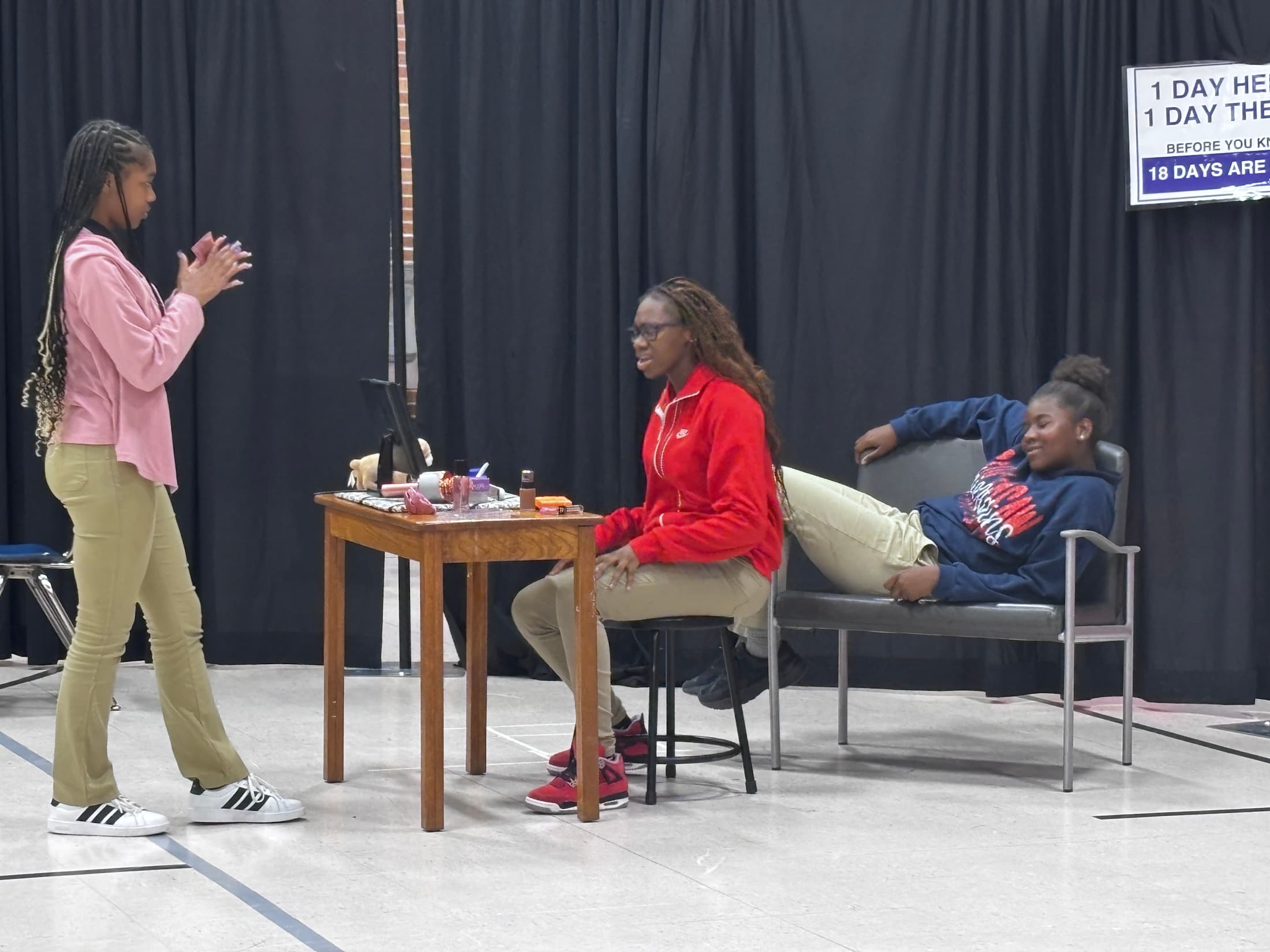 Chickasaw theatre students