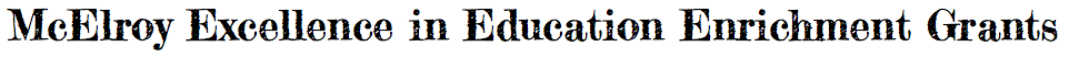 McElroy Excellence in Education