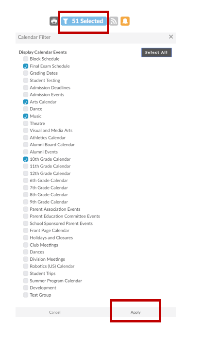 Calendar Subscription Instructions - Seattle Academy