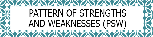 Pattern Of Strengths And Weaknesses Chart
