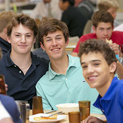 Boys in Dining Hall