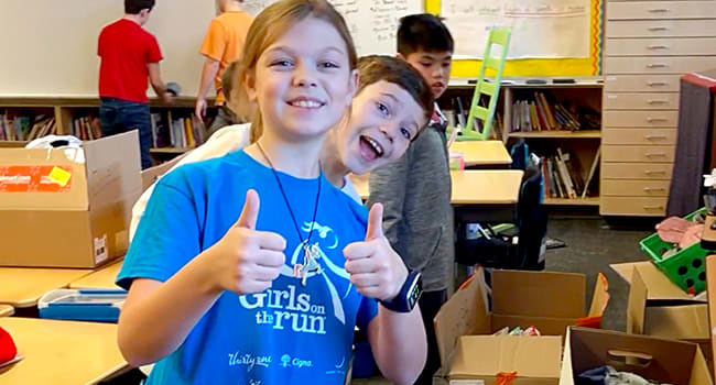 Students in the QUEST program at Lewis & Clark Elementary.