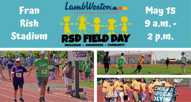 RSD Field Day at Fran Rish Stadium on May 15 from 9 a.m. to 2 p.m.
