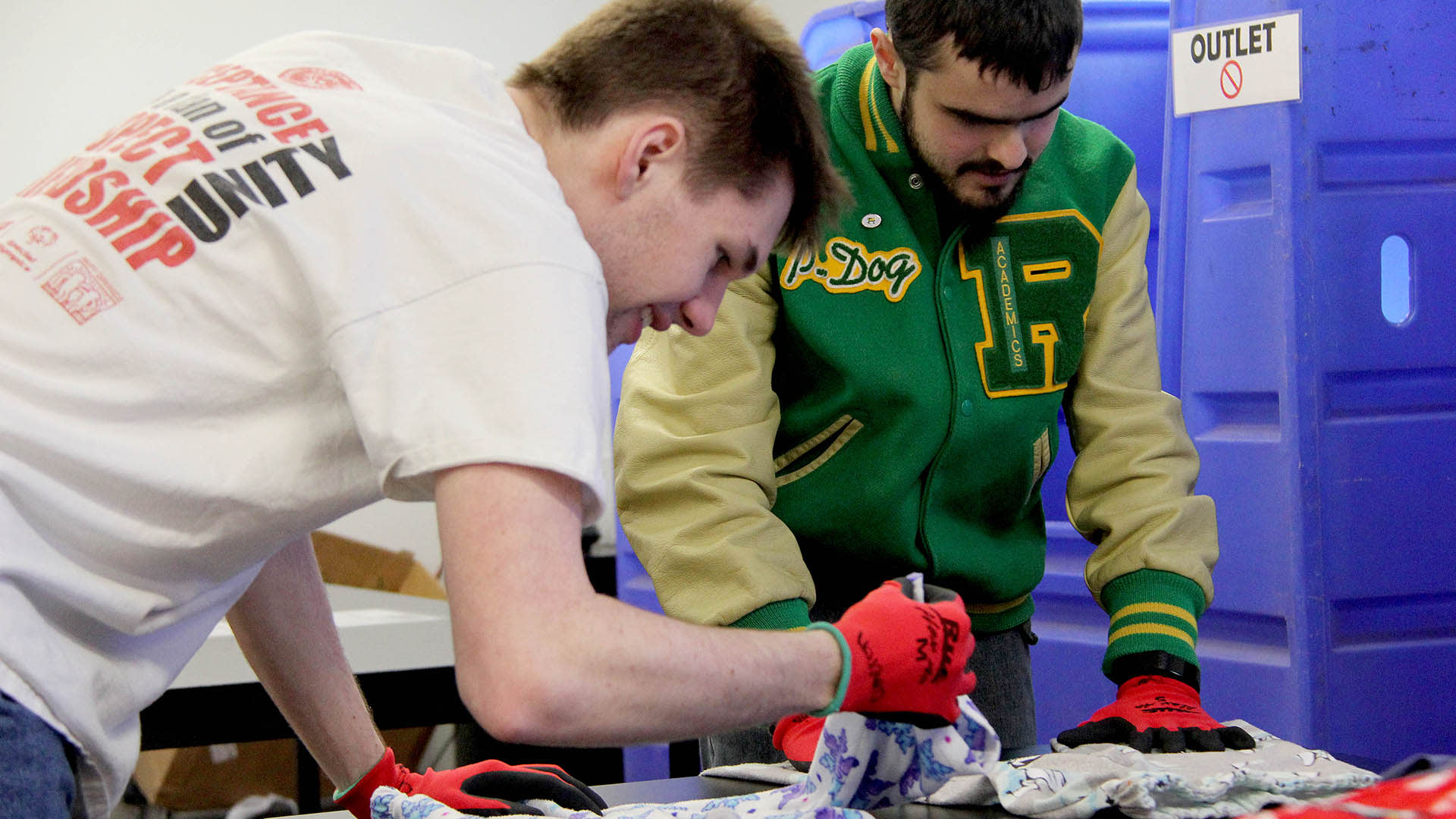 Students in STEP at Richland High School are developing job and social skills.