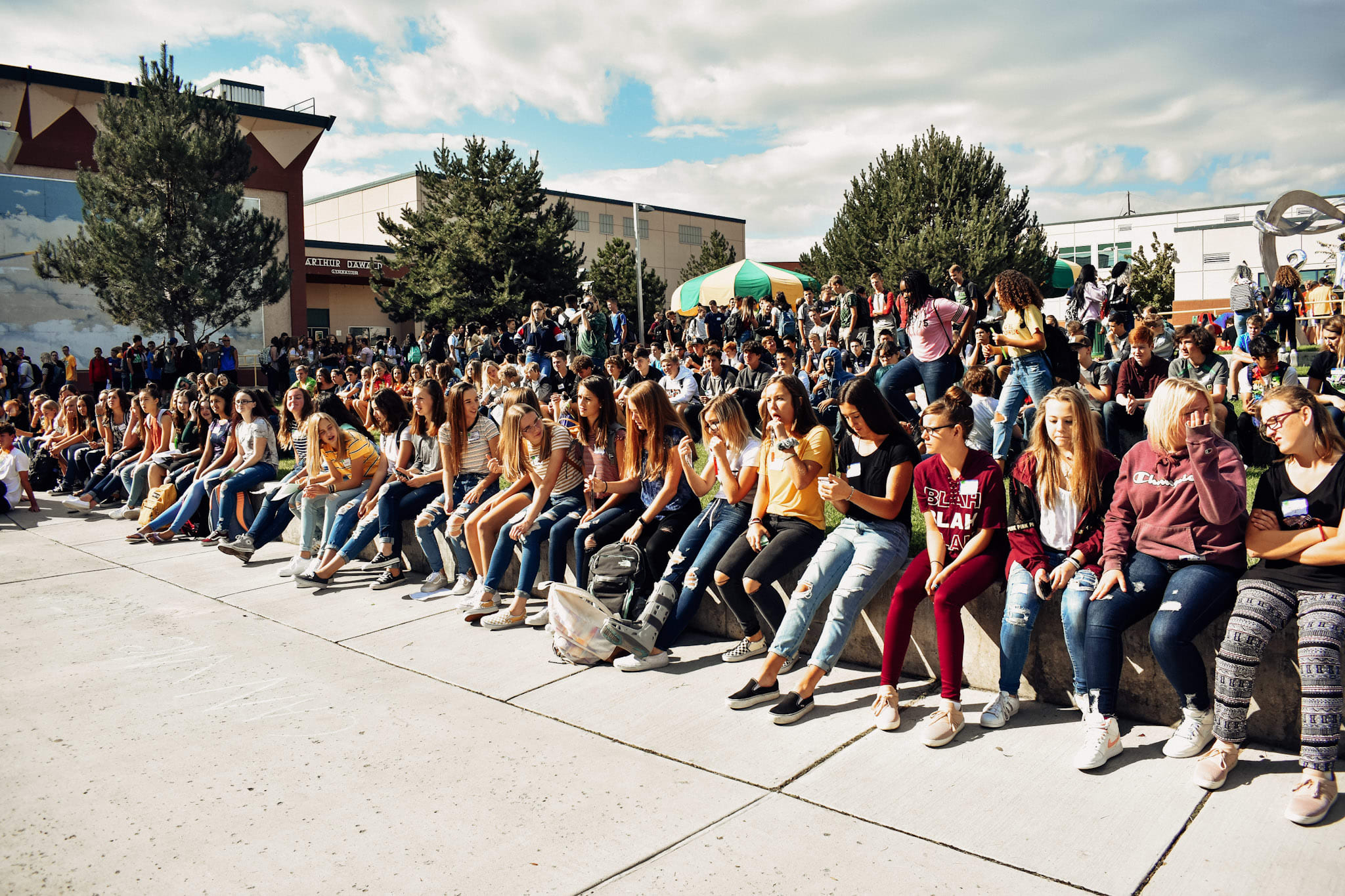 Freshman day at Richland High School 2018
