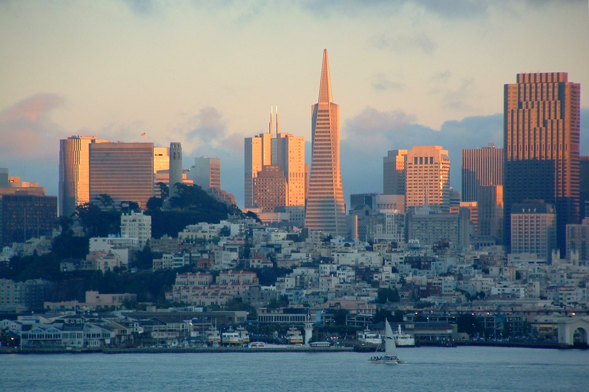 Pôr do sol em San Francisco