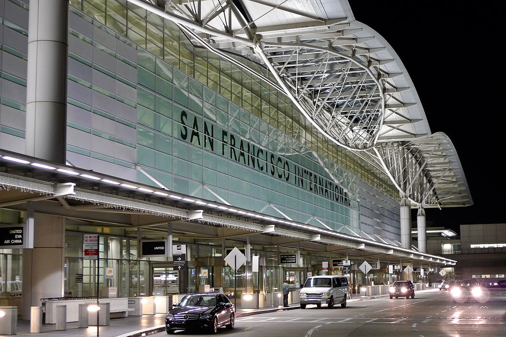 Terminal internacional do aeroporto SFO