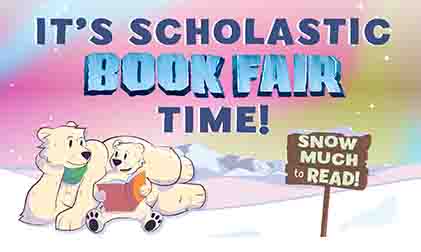 Scholastic Book Fair Sept. 10-11