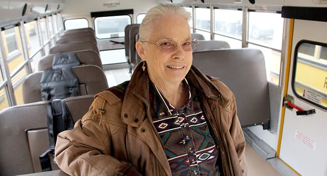 Bus Attendant Ree Rykiel