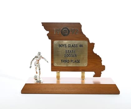 Soccer Trophy Room - De Smet Jesuit High School