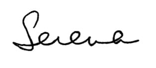 Serena Wilkie Gifford, signature
