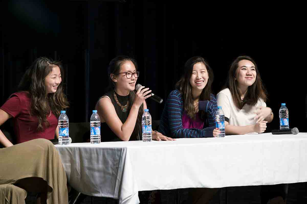 Panel of ISB alumni and high school senior tips and help students understand how to choose a college that is right for them