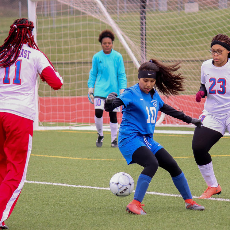 Lincoln soccer player