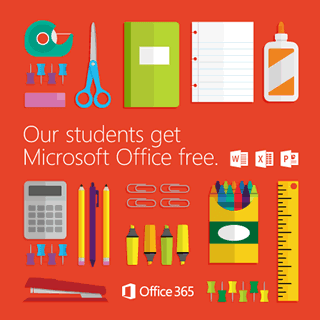 how do i get microsoft office free for students