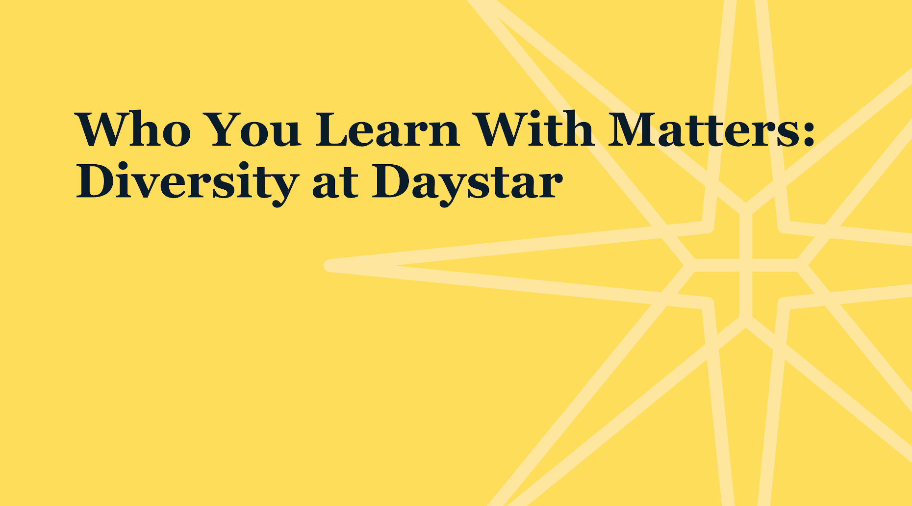 Values | Diverse Private School - Daystar Academy