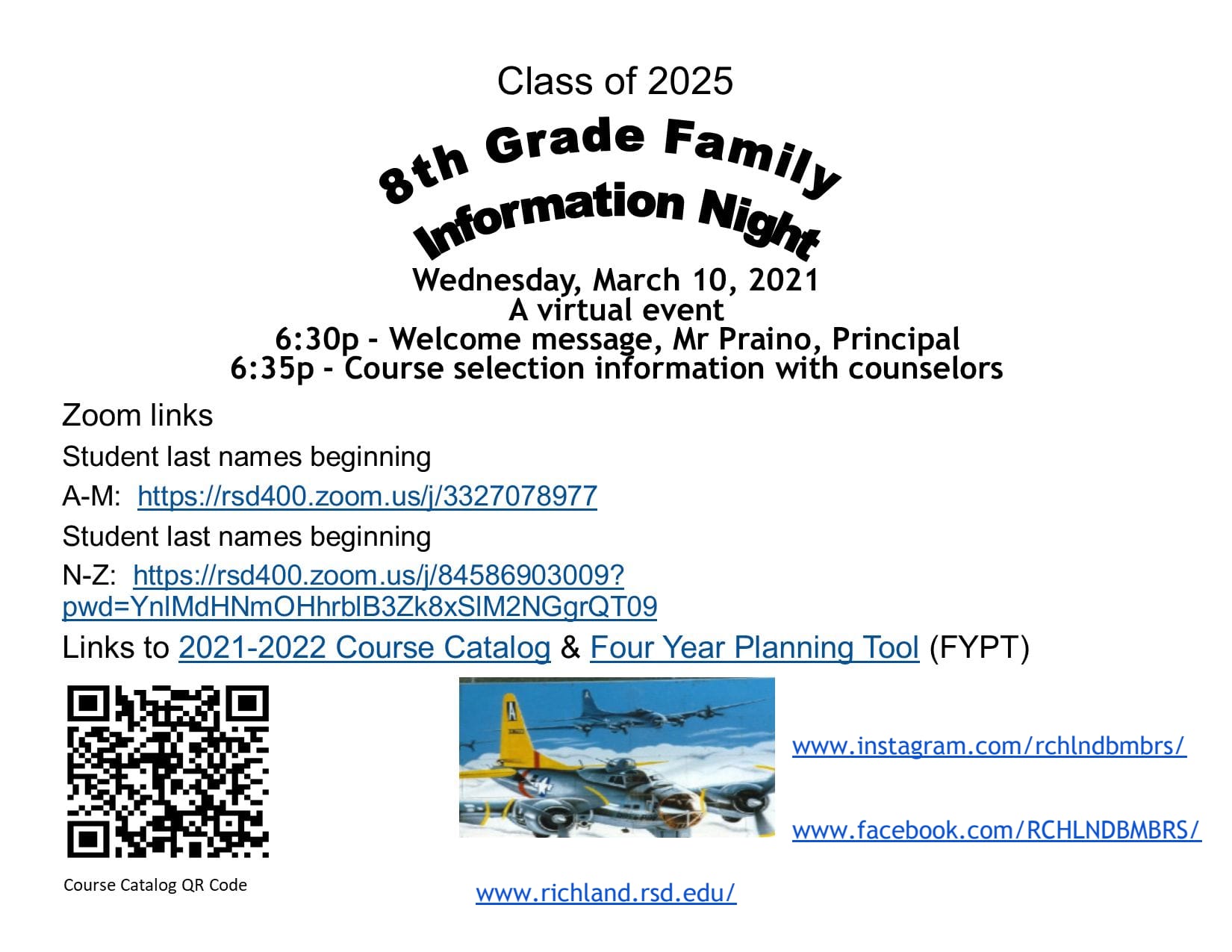 First page of the PDF file: RHS8thgradefamilynightco2025