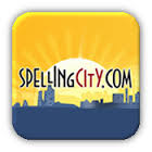 Spell City logo with vibrant colors and playful typography, symbolizing an interactive spelling learning tool for children.