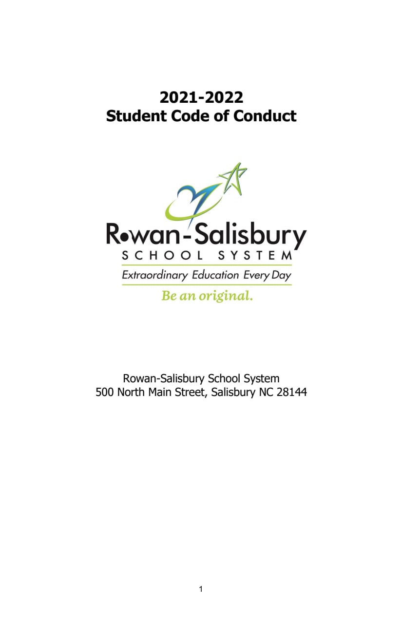 First page of the PDF file: StudentCodeofConduct2021-2022