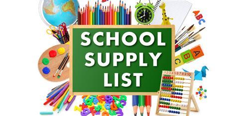 School Supplies - North Delta School