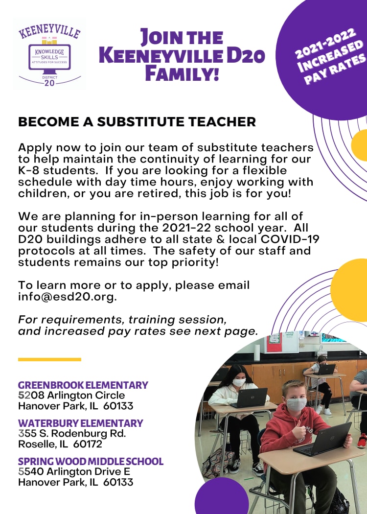 Employment - Keeneyville Elementary School District 20