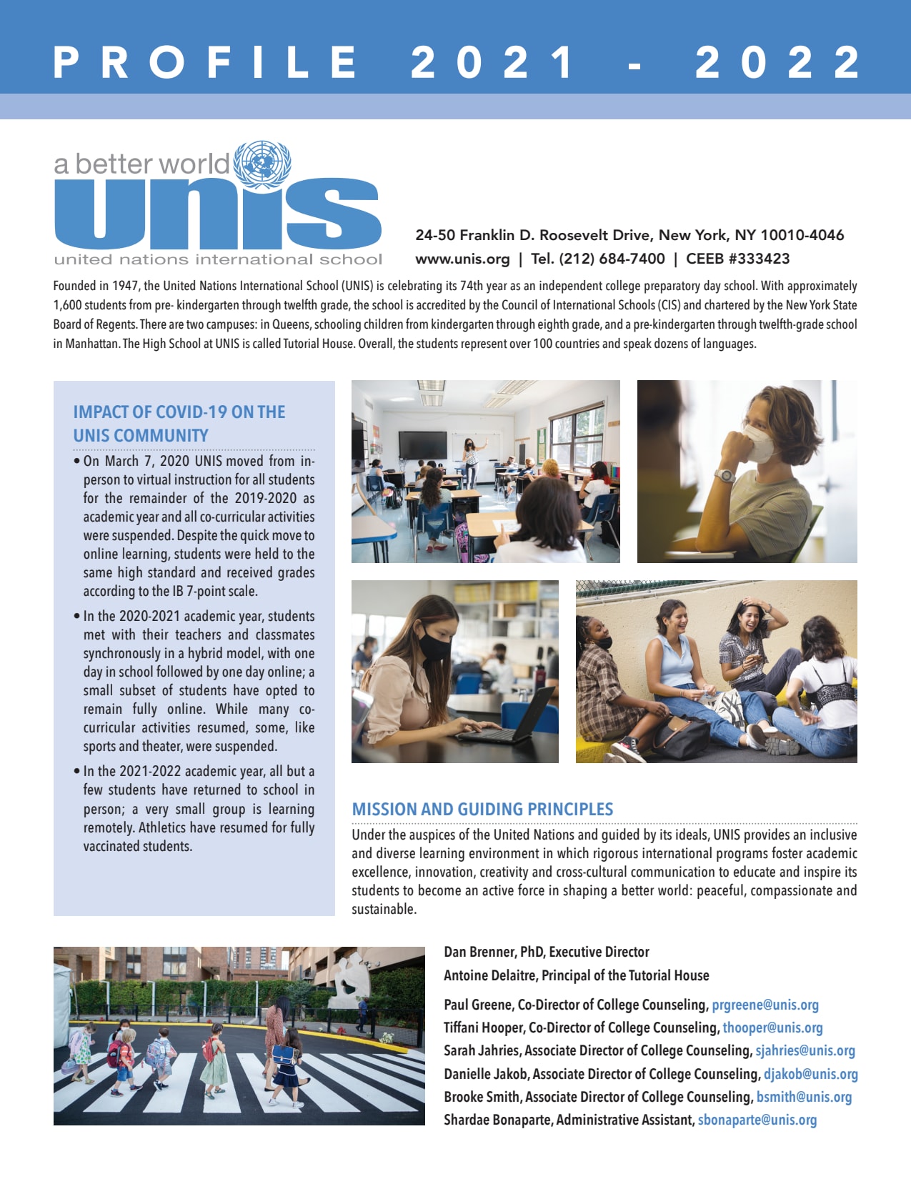 UNIS Profile - UNIS