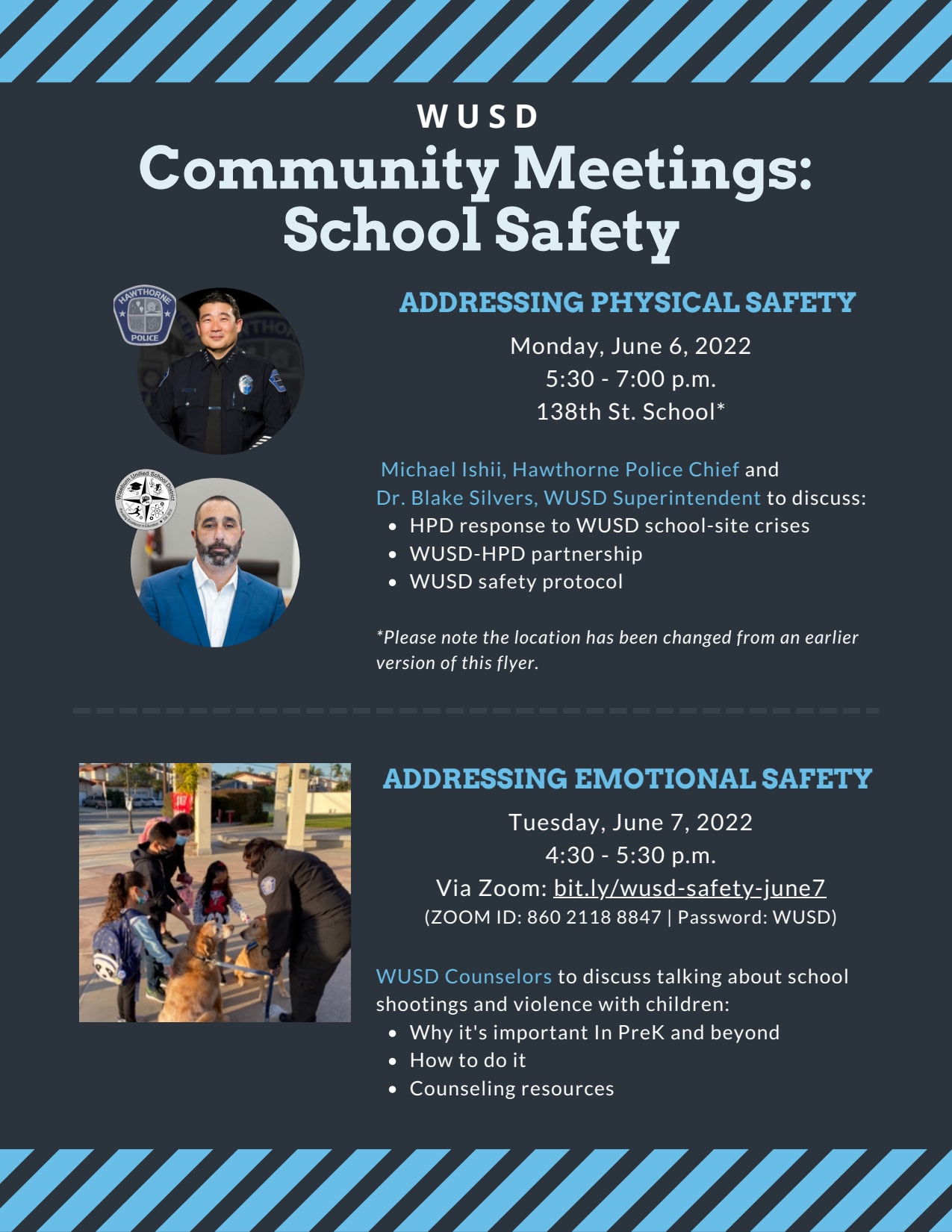 First page of the PDF file: WUSDCommunityMeetingSchoolSafety