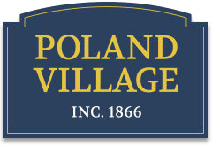 Poland Village Logo, Incorporated 1866