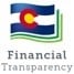 The colorado flag that carrys with financial transparency characteristic