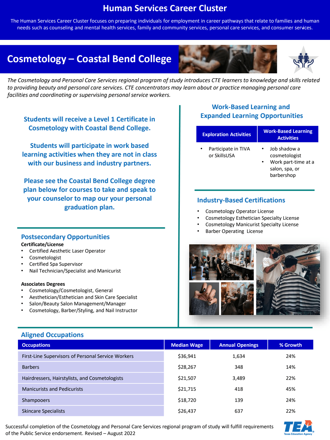 First page of the PDF file: Cosmetology