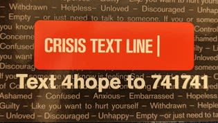 Crisis Text Hotline - Text 4hope to 741741