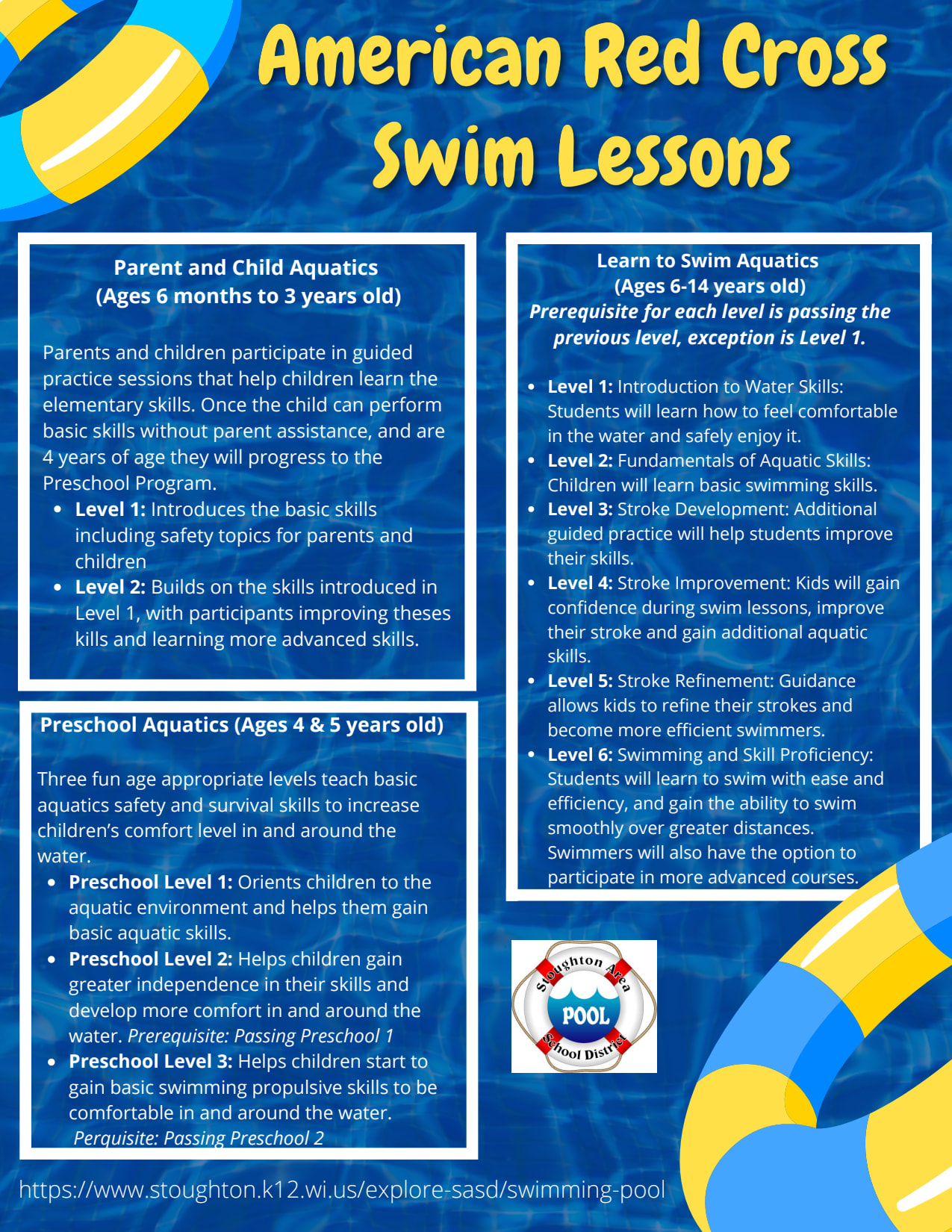 First page of the PDF file: AmericanRedCrossSwimLessonDescriptions