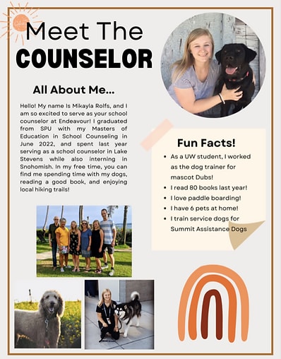 Meet the Counselor - Endeavour Elementary School