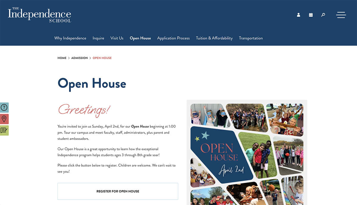 Landing Page: College Compass (VT) — College Steps