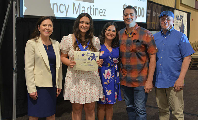 RHS HAAP Scholarship Winner