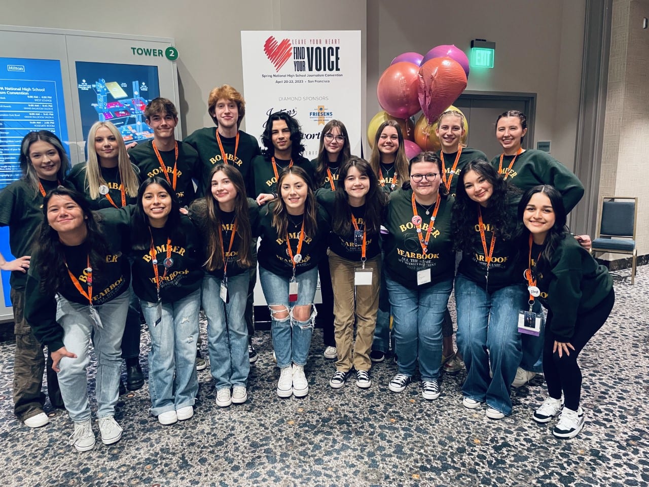 RHS Yearbook Students