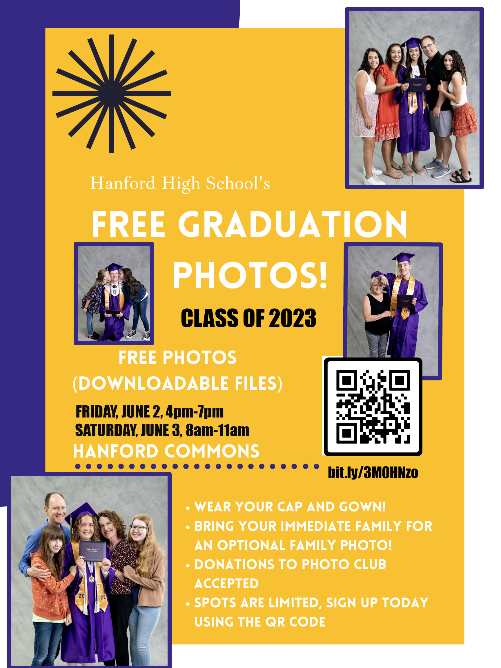 free grad photos flyer