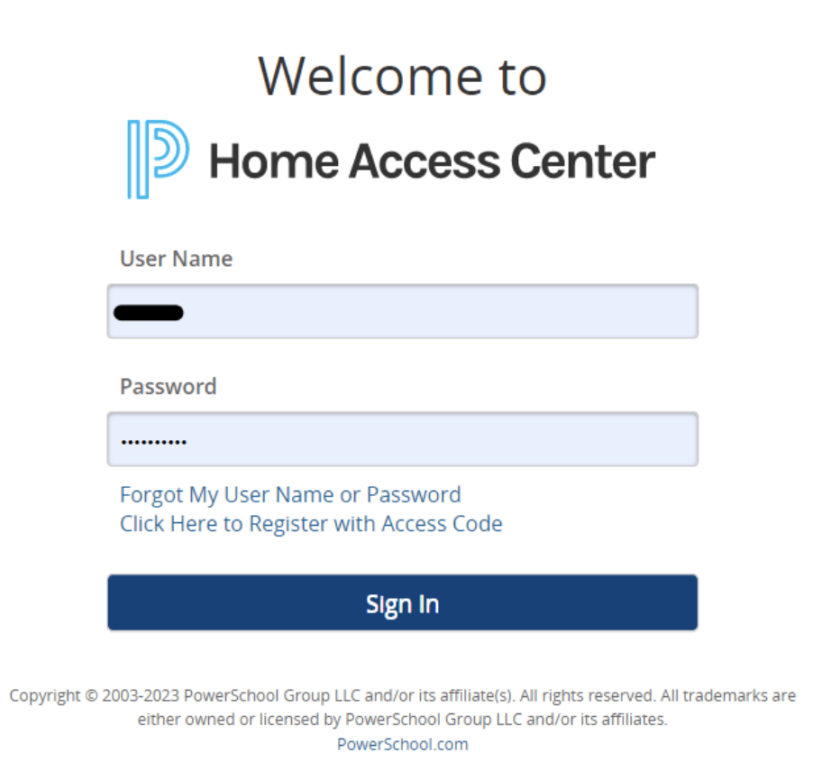 Student Questionnaire HAC Login
