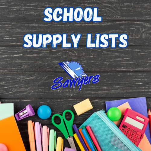 School Supply List for Jr High & High School