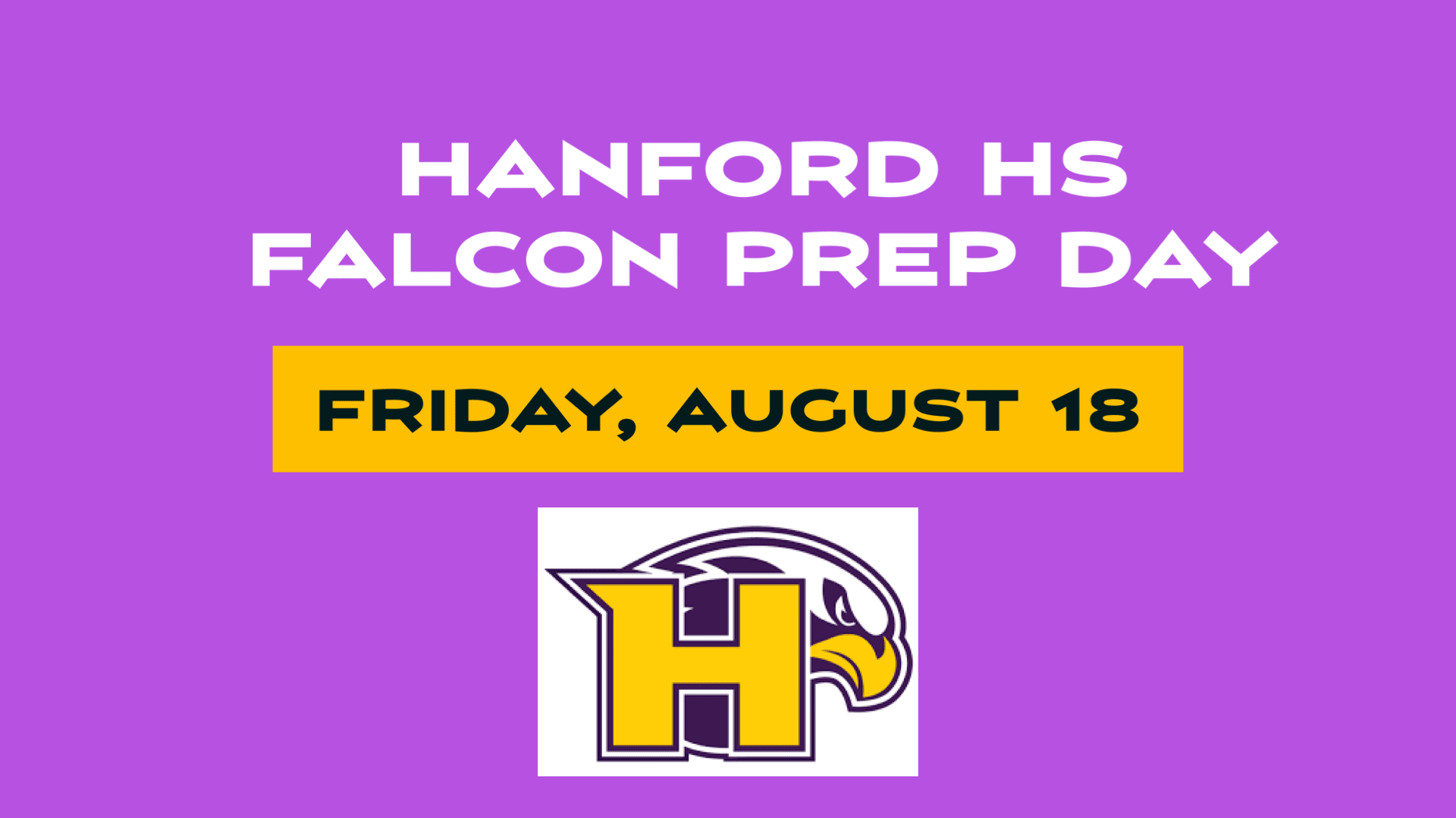 falcon prep day